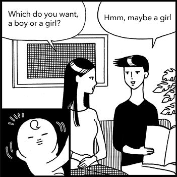 The Difference Between Boys and Girls<br /> (9th Week of Pregnancy)